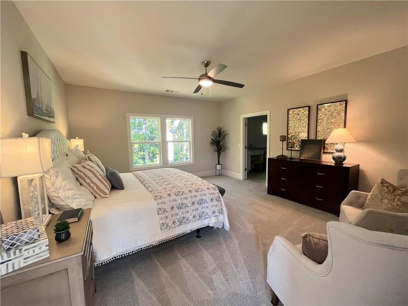 Furnished interior view inside a new home in Liberty Springs, Woodstock (Image 31). Furnished interior view inside a new home in Liberty Springs, Woodstock (Image 31).