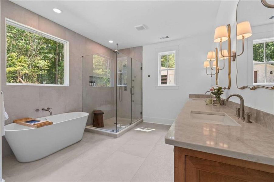 Furnished interior view inside a new home in , Carrollton (Image 38).