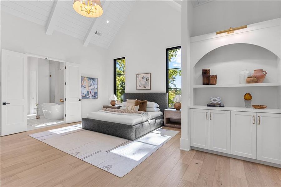 Furnished interior view inside a new home in , Greensboro (Image 19).