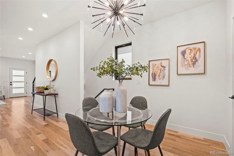 Furnished interior view inside a new home in , Denver (Image 3). Furnished interior view inside a new home in , Denver (Image 3).
