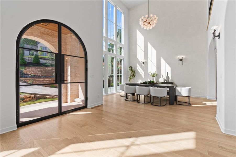Furnished interior view inside a new home in , Alpharetta (Image 49).