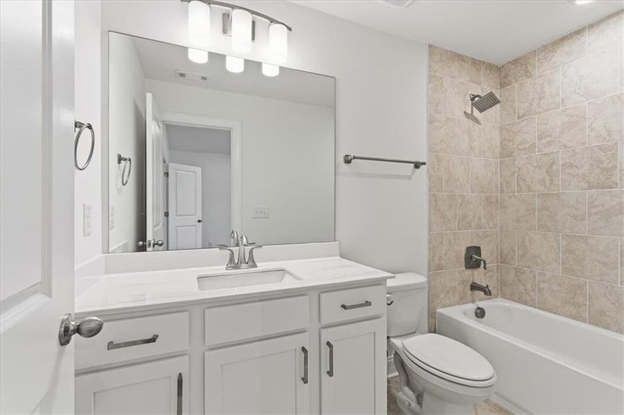 Furnished interior view inside a new home in The Estates at Hurricane Pointe, Douglasville (Image 8).