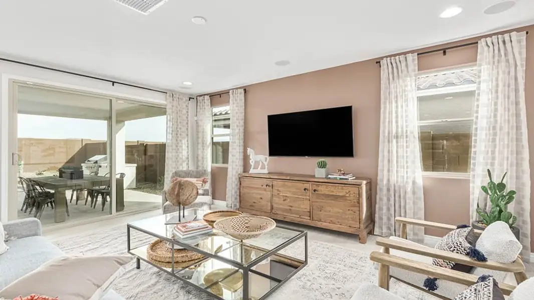 Representative furnished interior of a home built from the Hudson by Taylor Morrison in Stonehaven Encore Collection, Glendale (Image 5). Representative furnished interior of a home built from the Hudson by Taylor Morrison in Stonehaven Encore Collection, Glendale (Image 5).