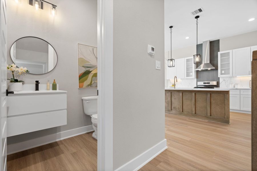 Furnished interior view inside a new home in , Houston (Image 32). Furnished interior view inside a new home in , Houston (Image 32).