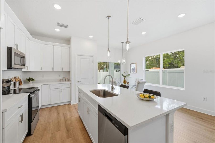 Furnished interior view inside a new home in , Sanford (Image 7).