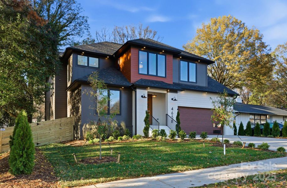 Front exterior of a new home in , Charlotte, NC, highlighting curb appeal (Image 27).