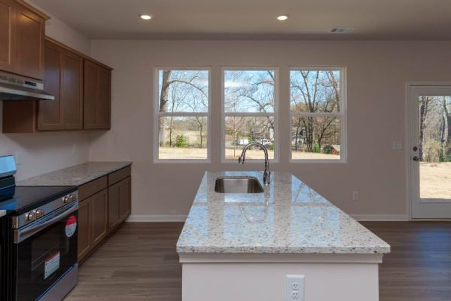 Representative furnished interior of a home built from the Clayton by Piedmont Residential in Hampton Ridge, Jefferson (Image 7).