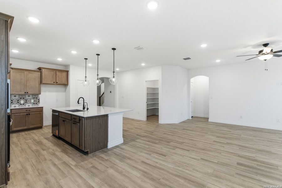 Furnished interior view inside a new home in Davis Ranch, San Antonio (Image 15).