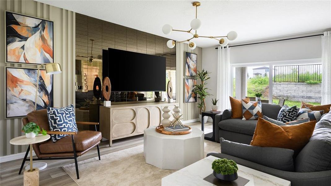 Furnished interior view inside a new home in Wynnstone, Davenport (Image 15). Furnished interior view inside a new home in Wynnstone, Davenport (Image 15).