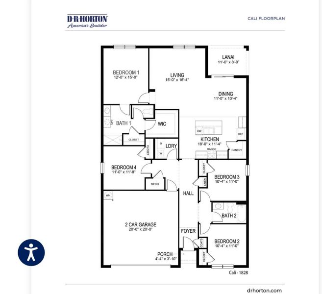 2D floor plan layout of this home in , Grant-Valkaria, FL (Image 5). 2D floor plan layout of this home in , Grant-Valkaria, FL (Image 5).