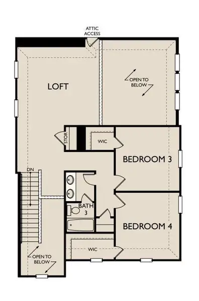 The Magnolia floor plan The Magnolia floor plan