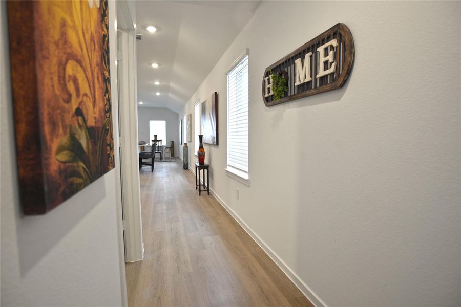 From entry towards living area