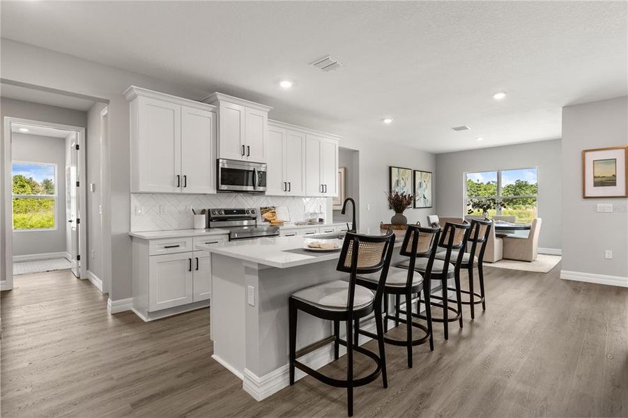 Furnished interior view inside a new home in , Sebring (Image 10).