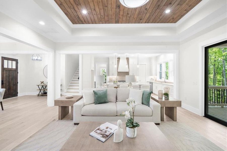 Furnished interior view inside a new home in , Gainesville (Image 37).