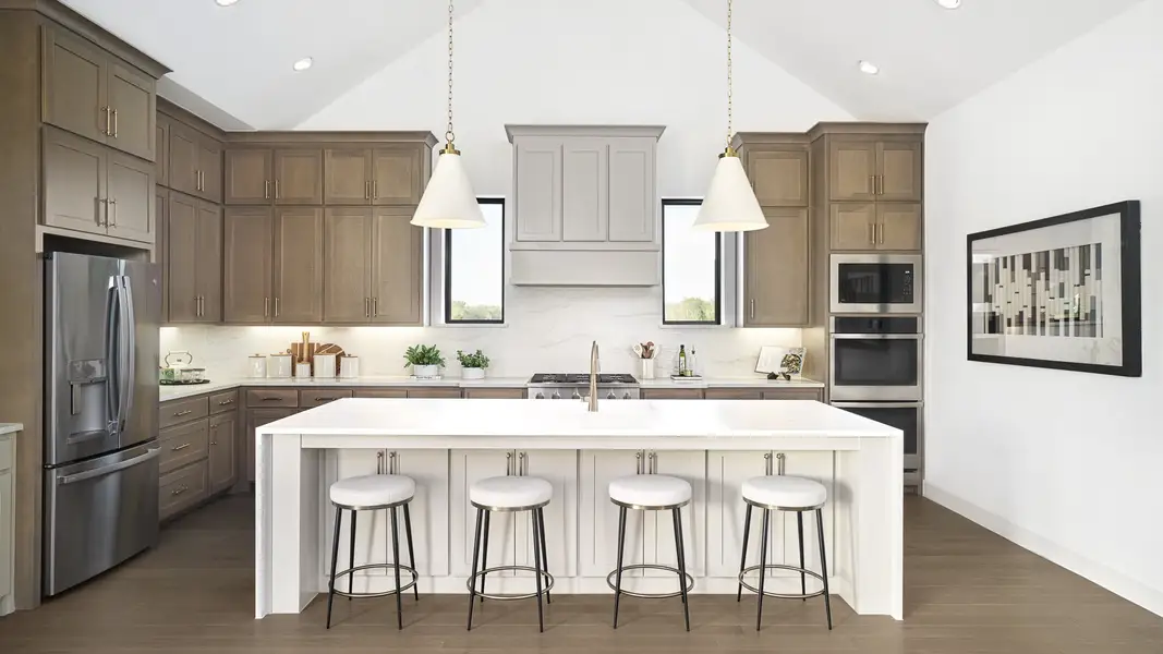 Representative furnished interior of a home built from the 3566W by Perry Homes in Somerset Park, Rockwall (Image 5).