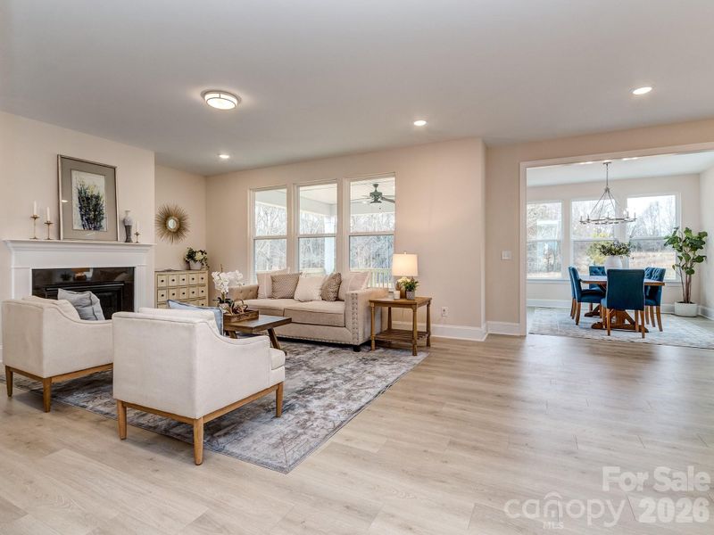 Furnished interior view inside a new home in , Gastonia (Image 18).