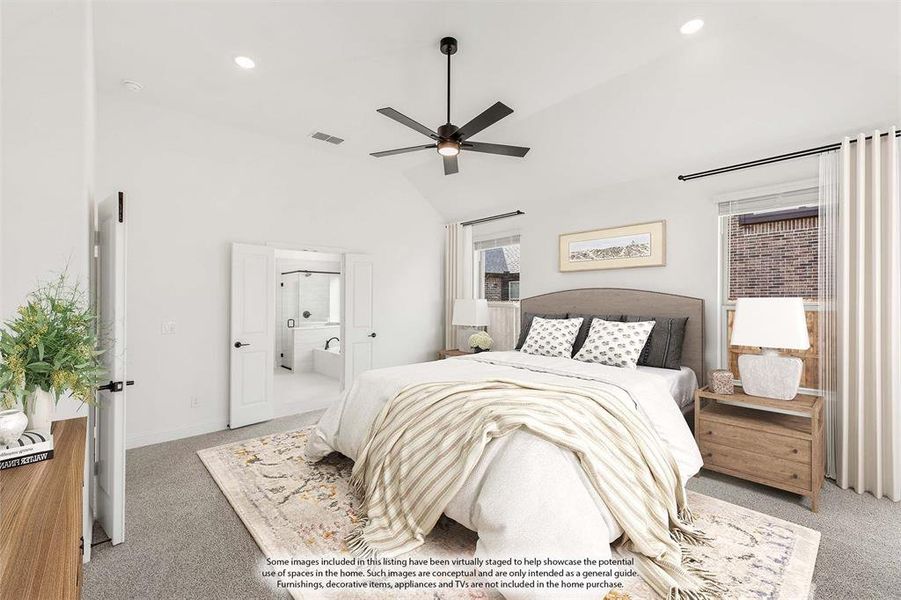 Furnished interior view inside a new home in West Crossing, Anna (Image 10). Furnished interior view inside a new home in West Crossing, Anna (Image 10).