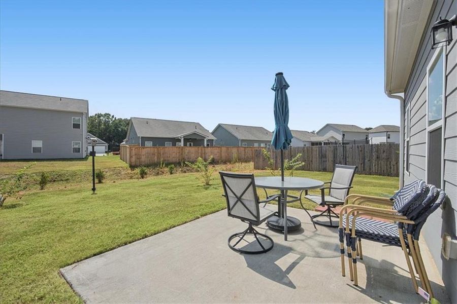 Exterior details and patio area of a home in , Cartersville (Image 25).