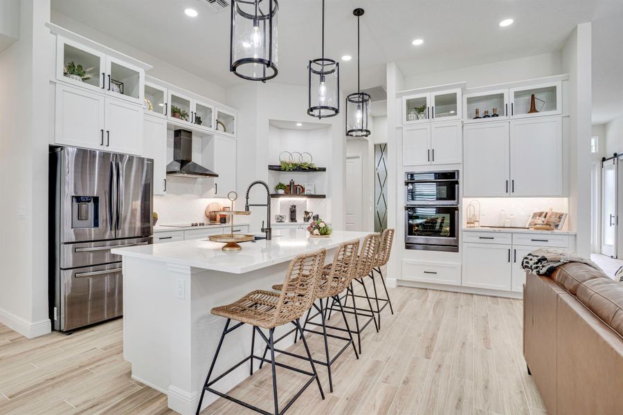 Furnished interior view inside a new home in , Port St. Lucie (Image 20).