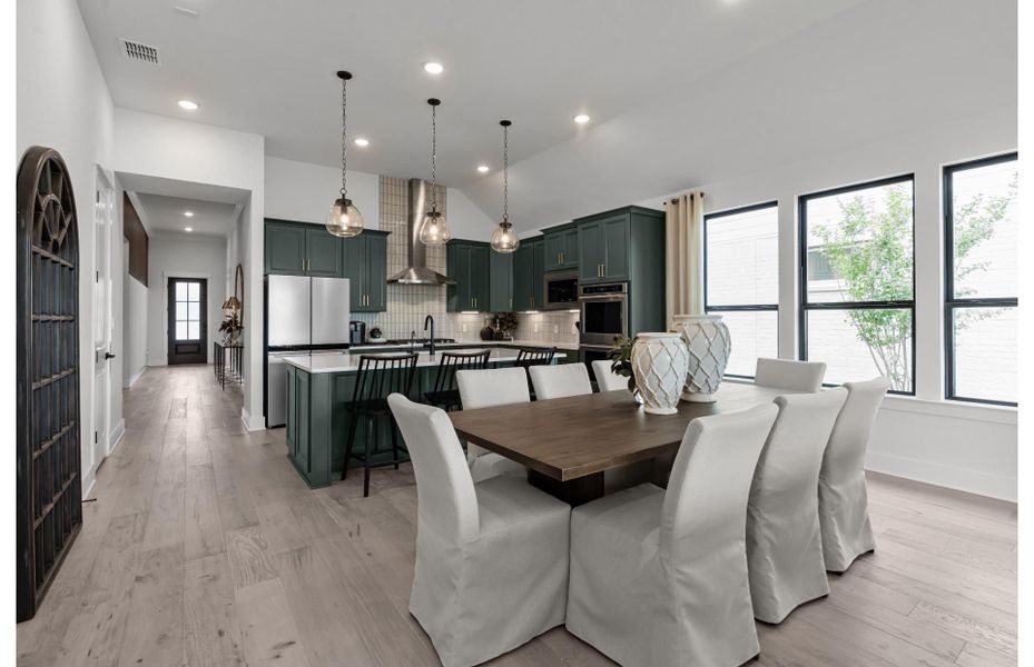 Representative furnished interior of a home built from the Doucette by Pulte Homes in Bison Ridge, San Antonio (Image 29).