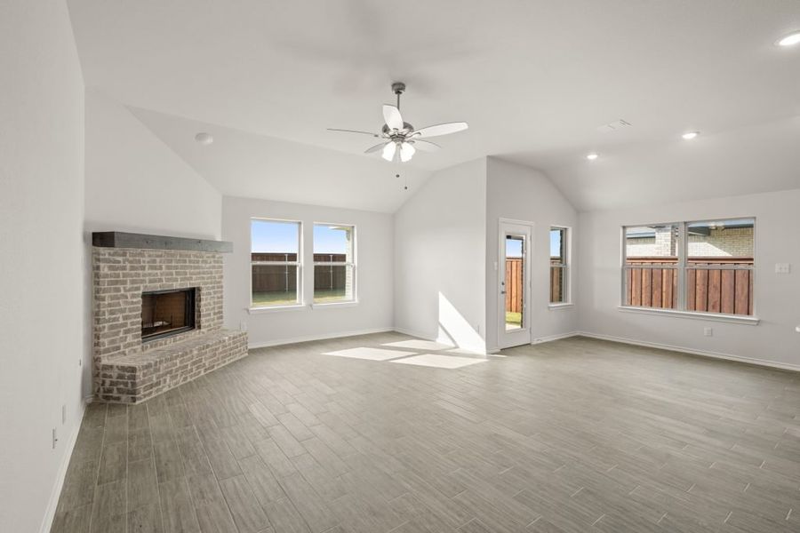 Front exterior of a new home in Myrtle Creek, Waxahachie, TX, highlighting curb appeal (Image 13).