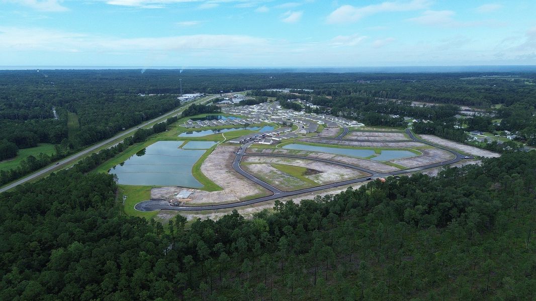 Site preparation for new homesites in The Meadows at Wildwood Village, Shallotte (Image 27).