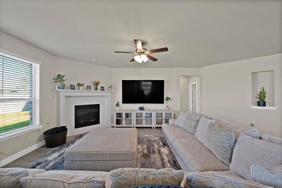 Furnished interior view inside a new home in Pecan Square, Northlake (Image 17).