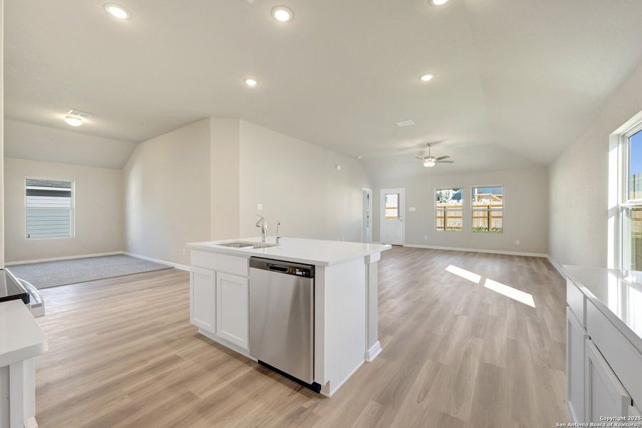 Furnished interior view inside a new home in Greenspoint Heights, Seguin (Image 12).