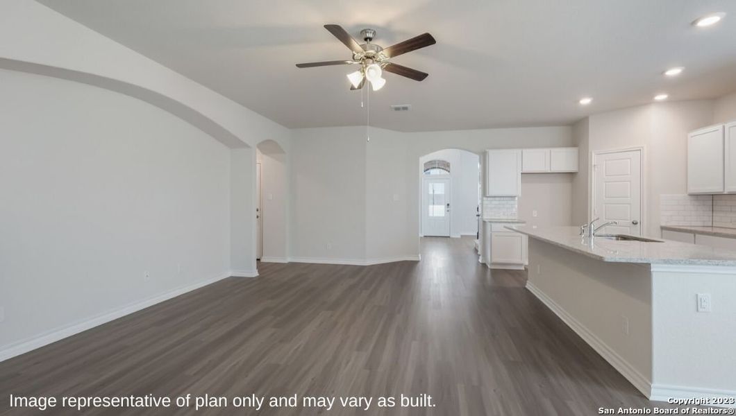 Spacious, unfurnished interior of a new home in Riverstone at Westpointe, San Antonio (Image 27).