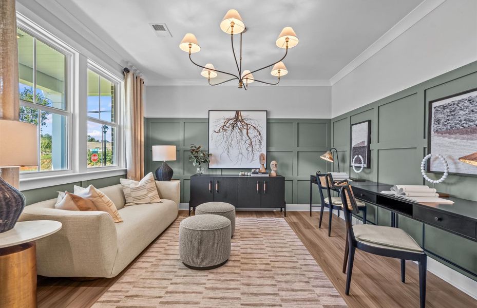 Furnished interior view inside a new home in Fox Hollow, Spartanburg (Image 11).