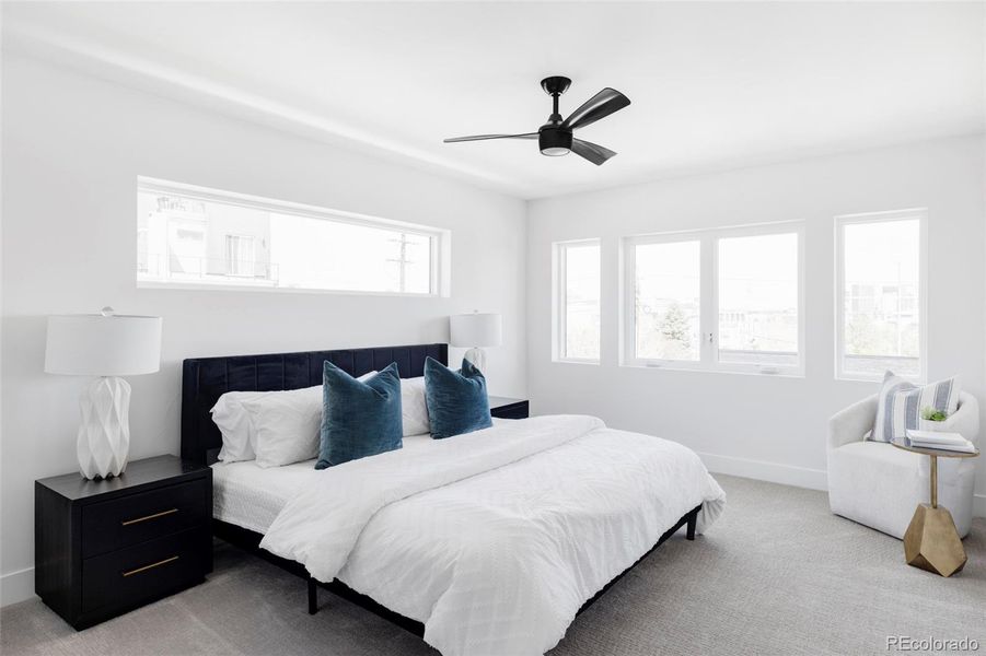 Furnished interior view inside a new home in , Denver (Image 7). Furnished interior view inside a new home in , Denver (Image 7).