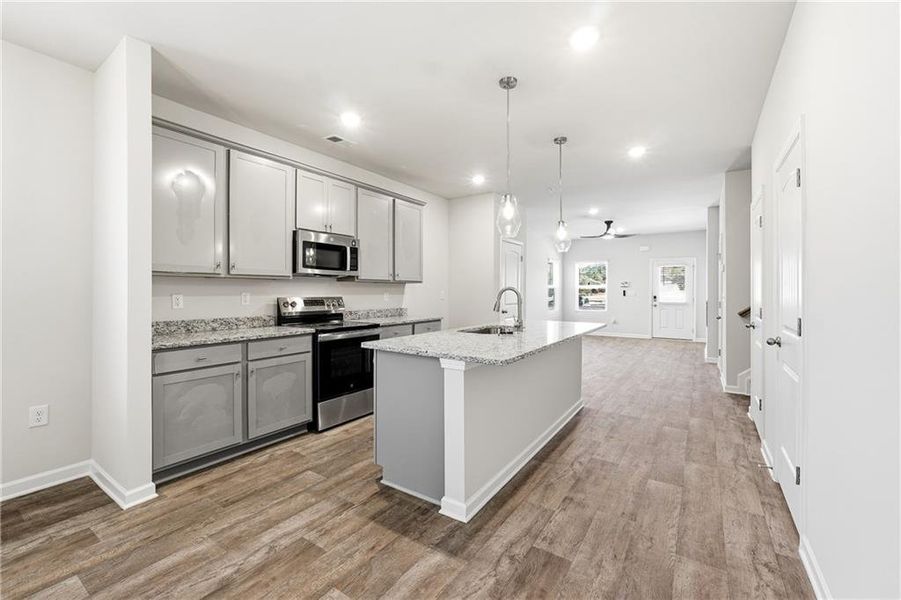 Furnished interior view inside a new home in Carolina, Palmetto (Image 8). Furnished interior view inside a new home in Carolina, Palmetto (Image 8).