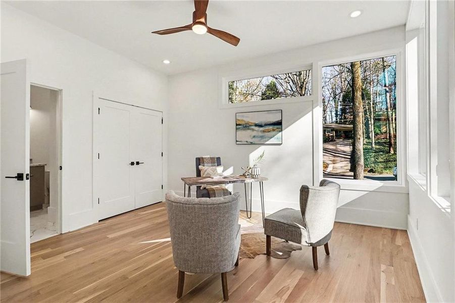 Furnished interior view inside a new home in , Atlanta (Image 11). Furnished interior view inside a new home in , Atlanta (Image 11).