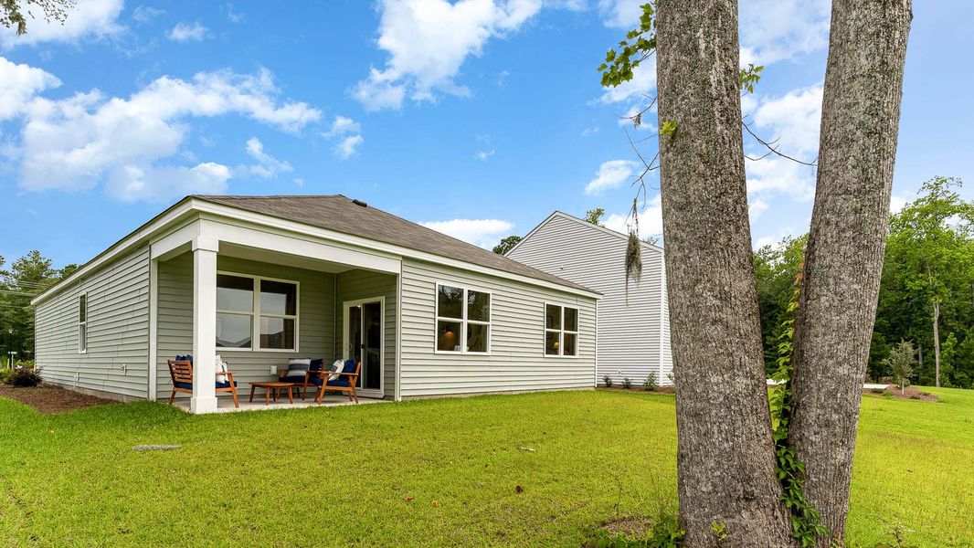 Exterior details and patio area of a home in The Reserve at Wild Horse, Conway (Image 2).