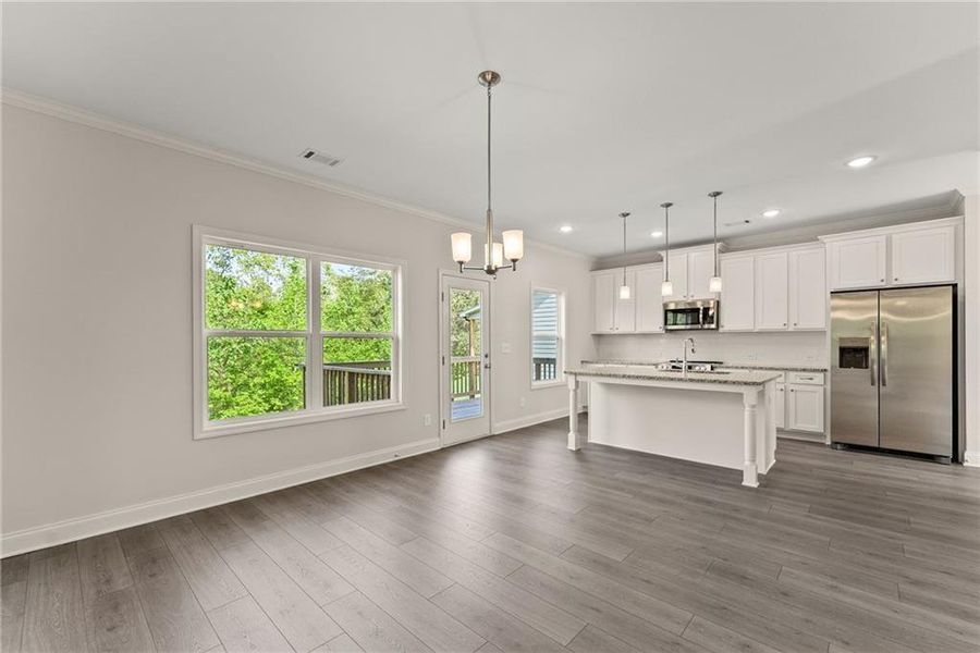 Spacious, unfurnished interior of a new home in , Dawsonville (Image 25).