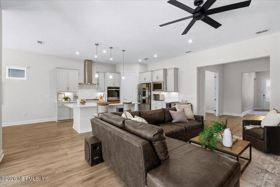 Furnished interior view inside a new home in , St. Johns (Image 14).