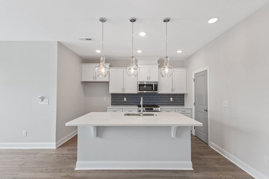 Representative furnished interior of a home built from the The Juniper by RobuckHomes in Kennebec Crossing, Angier (Image 64).