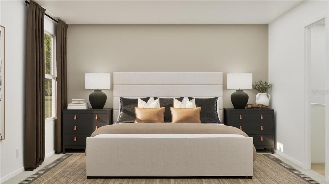 Furnished interior view inside a new home in Crosswinds, Haines City (Image 20).