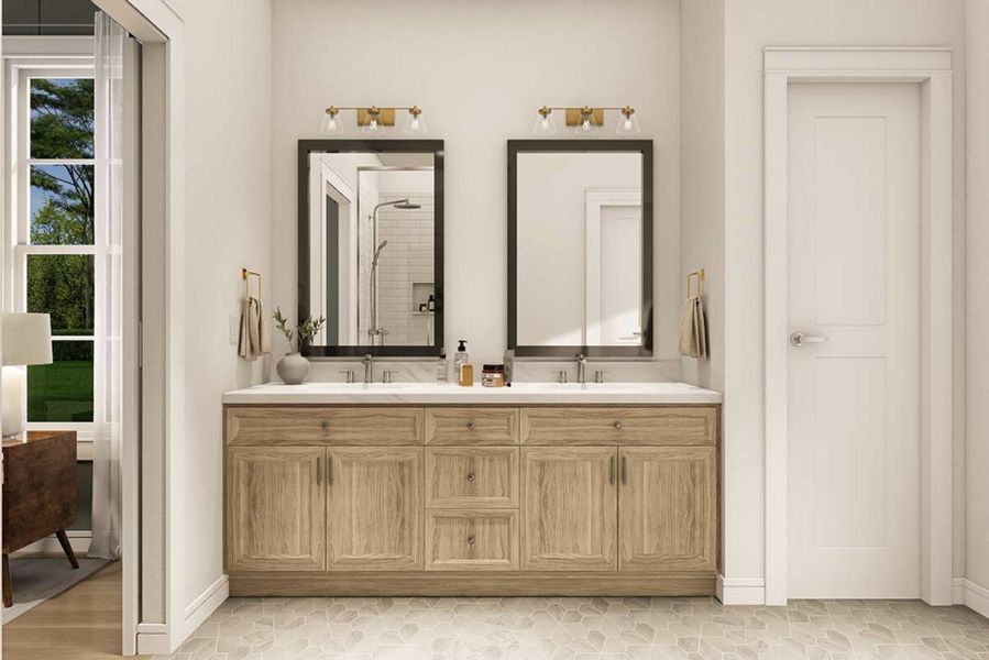 Representative furnished interior of a home built from the Otto by Zeal Home Builders in Echo Grove, Poolville (Image 9).