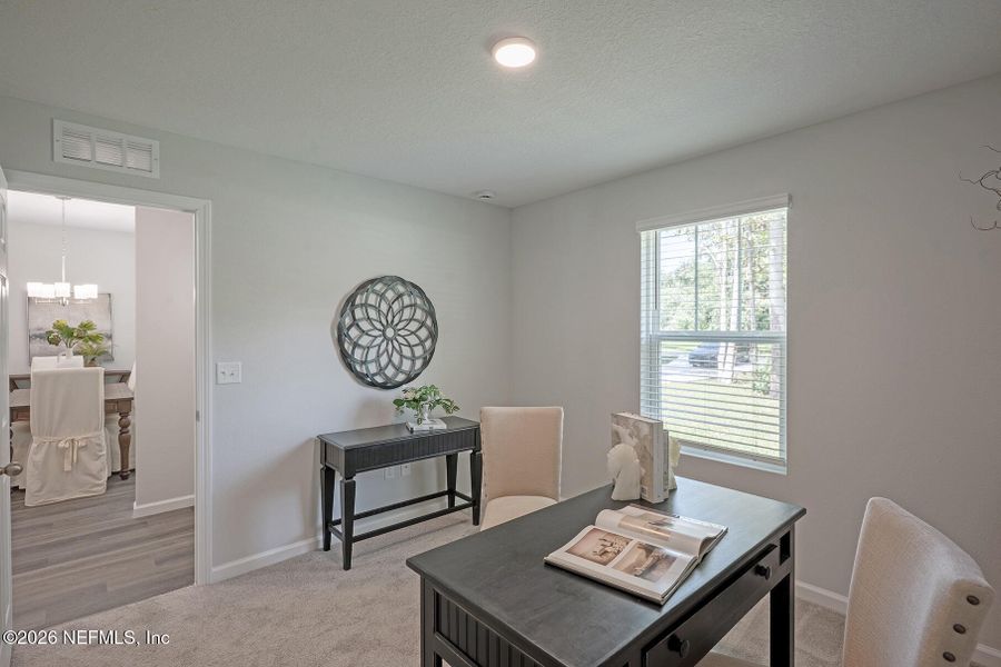 Furnished interior view inside a new home in , Jacksonville (Image 4).