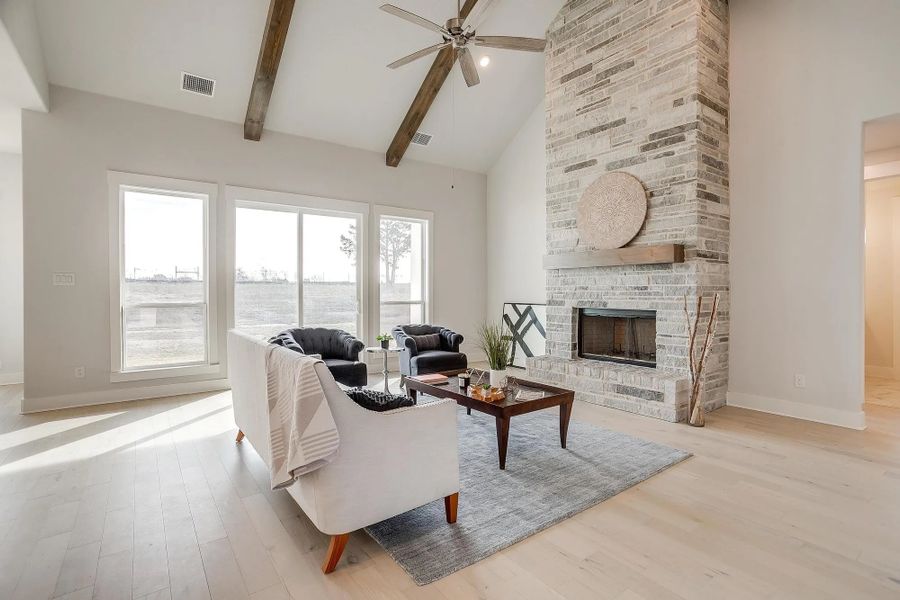 Representative furnished interior of a home built from the The Nathan by Elmwood Custom Homes in Matthews Farm, Venus (Image 11). Representative furnished interior of a home built from the The Nathan by Elmwood Custom Homes in Matthews Farm, Venus (Image 11).
