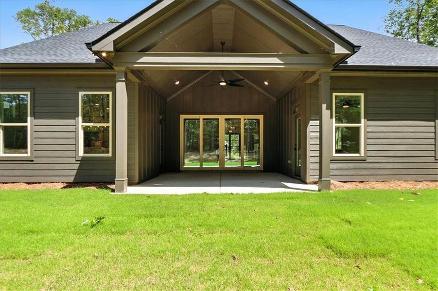 Front exterior of a new home in , Winder, GA, highlighting curb appeal (Image 27).