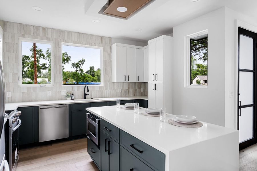 Furnished interior view inside a new home in , Austin (Image 19).
