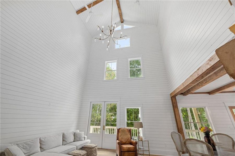 Furnished interior view inside a new home in , Flowery Branch (Image 15).