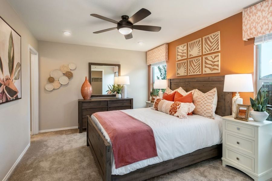 Representative furnished interior of a home built from the 1360 Modeled by KB Home in Sonterra - Cool Water, Jarrell (Image 4). Representative furnished interior of a home built from the 1360 Modeled by KB Home in Sonterra - Cool Water, Jarrell (Image 4).