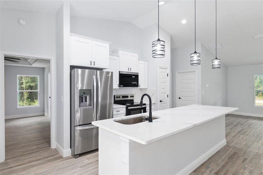 Furnished interior view inside a new home in , Dunnellon (Image 4).