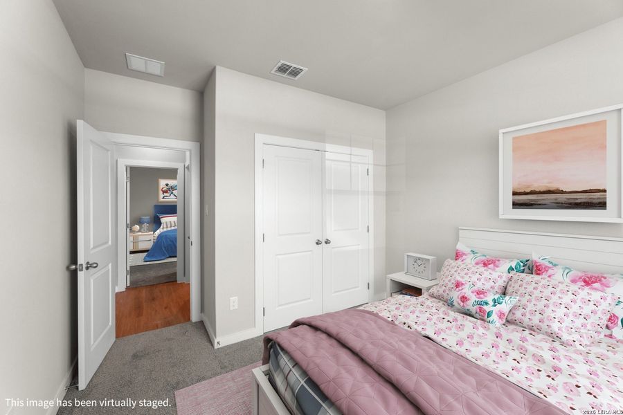 Furnished interior view inside a new home in , Mico (Image 5).