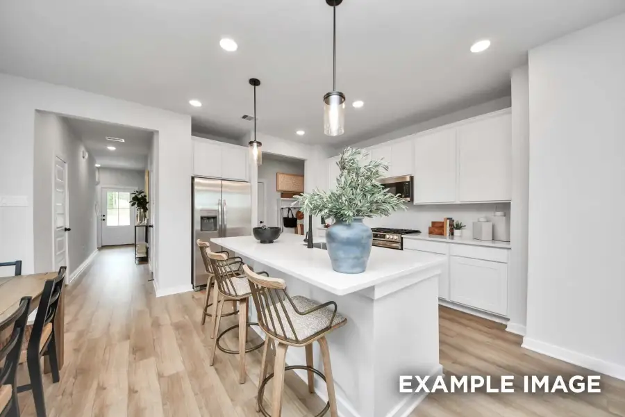 Representative furnished interior of a home built from the The Brazos F by Davidson Homes LLC in Emberly, Beasley (Image 8).