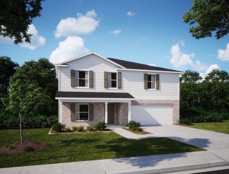 Representative exterior photo of a completed home built from the Sequoia by Maronda Homes in Bellview Pointe, Bellview, FL (Image 18).