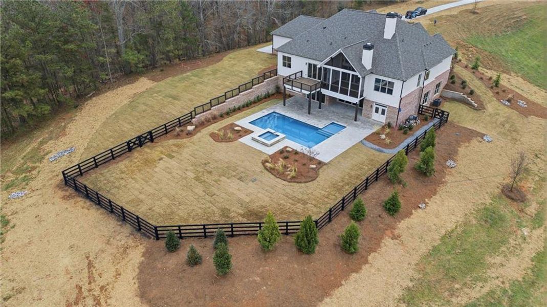 Front exterior of a new home in , Gainesville, GA, highlighting curb appeal (Image 40).